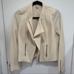 Moto-ish Fabric Jacket